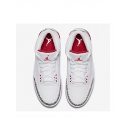 Air Jordan 3 Retro Hall Of Fame Blanco Cemento Rojo